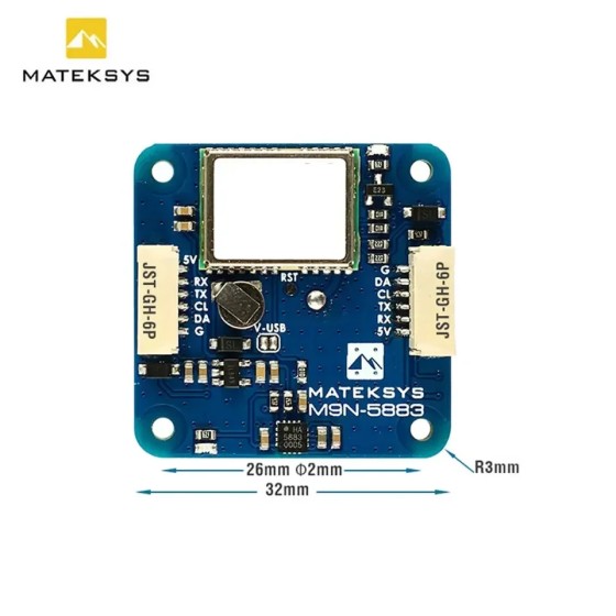 Original MATEK MATEKSYS GNSS M9N-5883 GPS for Long Rang Rc Drones/Quadcopter/Airplane High Quality Parts